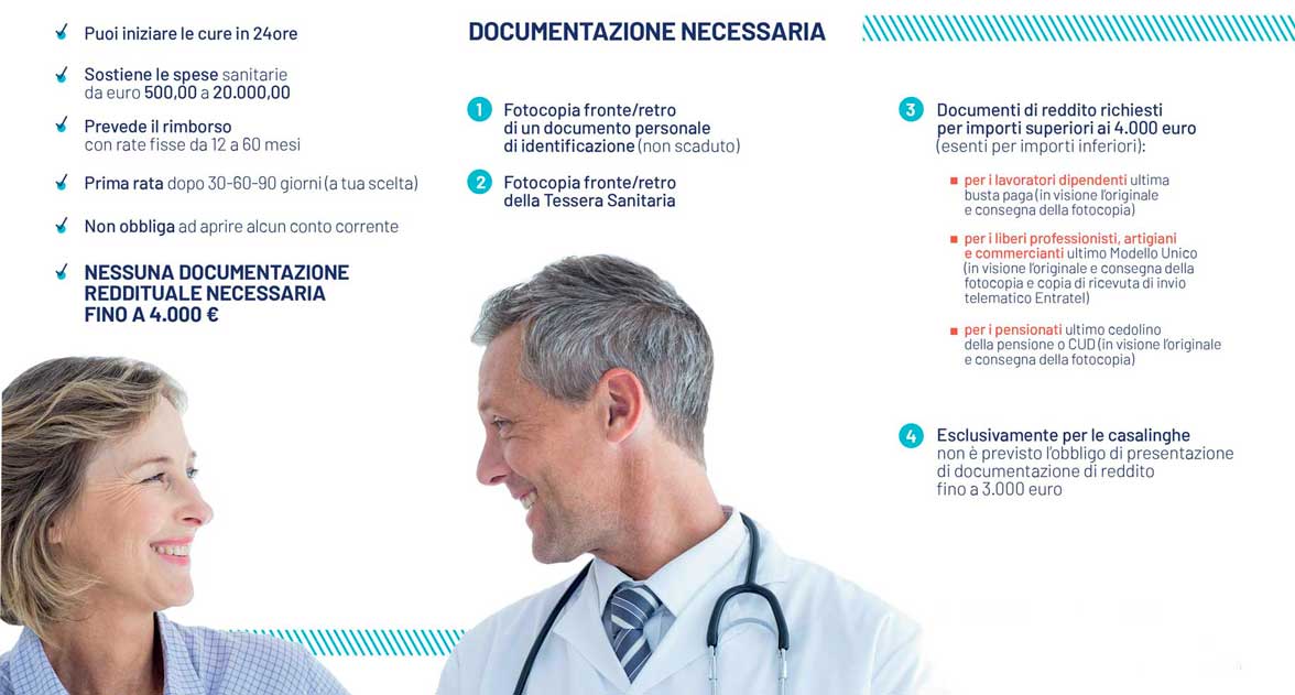 rate- documentazione necessaria - clinica estetica europa - firenze